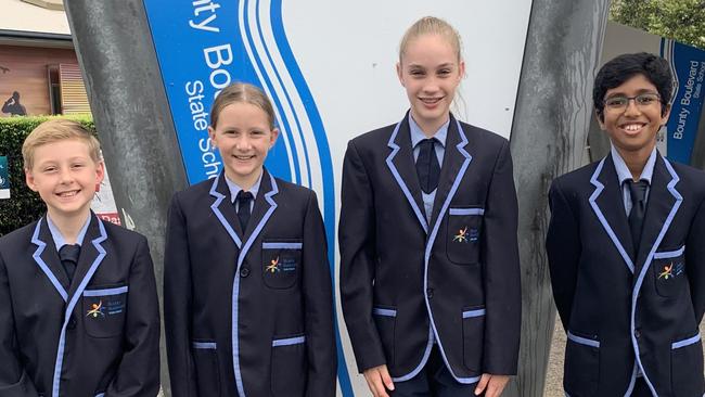 Bounty Boulevard State School 2024 captains. Picture: Contributed