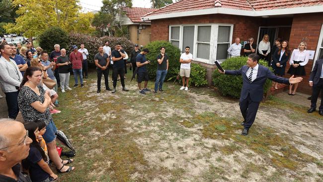 Property prices in a sizeable number of Melbourne and Sydney suburbs have fallen this year. Picture: NewsWire / Dylan Coker