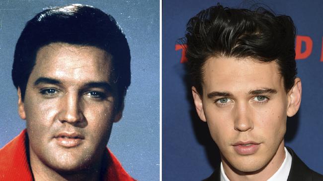 The King of Rock and Roll Elvis Presley and Austin Butler. (AP Photo)