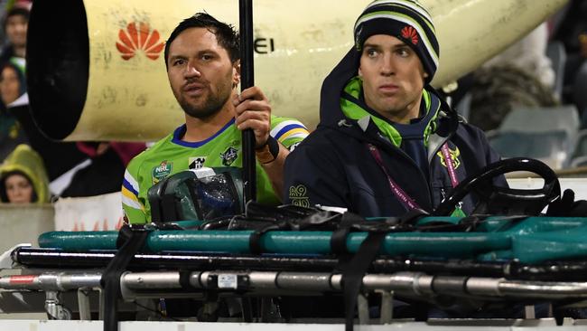 Jordan Rapana  makes an early return from injury. (AAP Image/Lukas Coch)