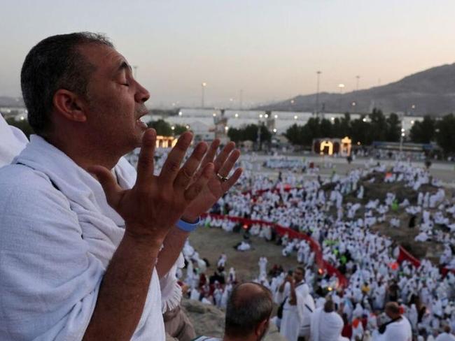 Muslim pilgrims gather at Mount Arafat for the most sacred day of the Hajj pilgrimage