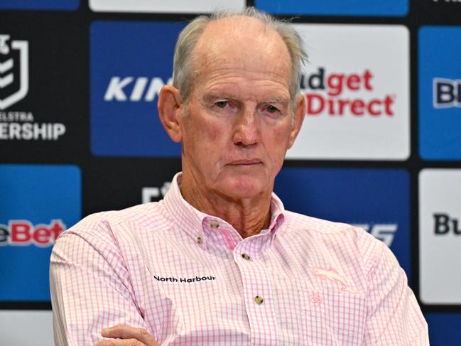 Wayne Bennett after the win over the Tigers. Picture: NRL Photos