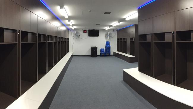 This is a first look inside the renovated change rooms at Allianz Stadium.