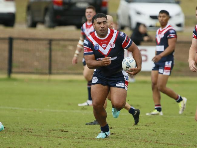 Danny Fualalo in a menacing mood. Picture: Warren Gannon Photography