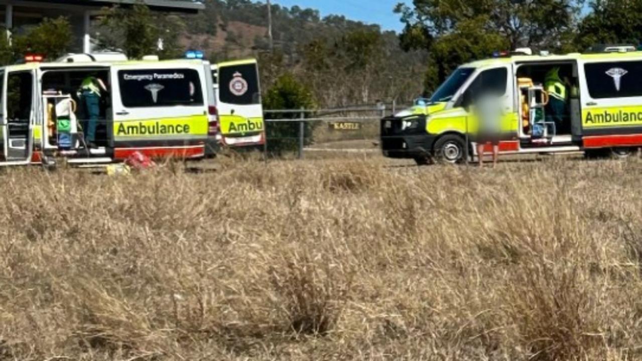 The Sunshine Coast-based LifeFlight aeromedical crew on Sunday airlifted a man after he was injured in a car crash.The LifeFlight helicopter was called to the Gympie region scene, about 11am.