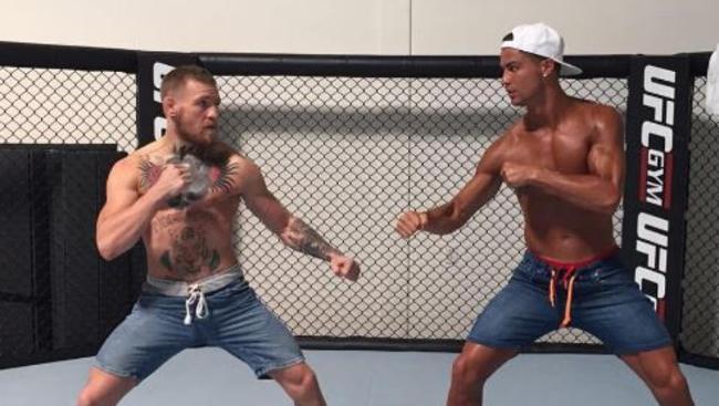 Conor McGregor and Cristiano Ronaldo.