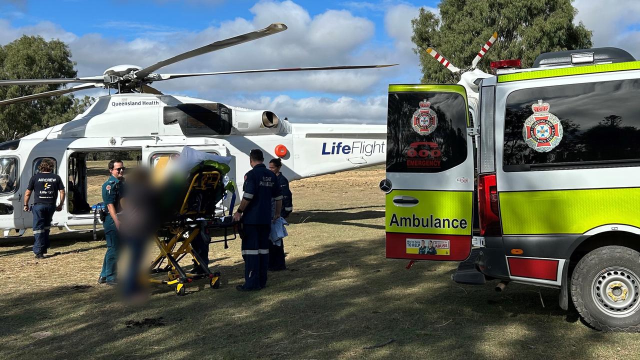 Man suffers multiple injuries in tractor rollover on Qld farm