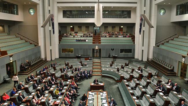 Leader of the Opposition Bill Shorten speaks on the Marriage Amendment Bill in the House of Representatives at Parliament House in Canberra, Monday, December 4, 2017. Picture: AAP /Mick Tsikas.