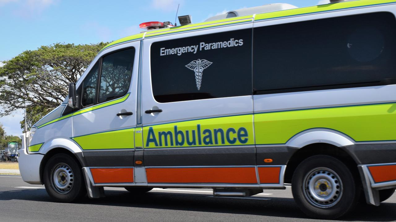 ROAD INCIDENT: Queensland Ambulance Service transported a man to Toowoomba Hospital on Saturday night following a motorcycle crash in Oakey. Picture: Heidi Petith