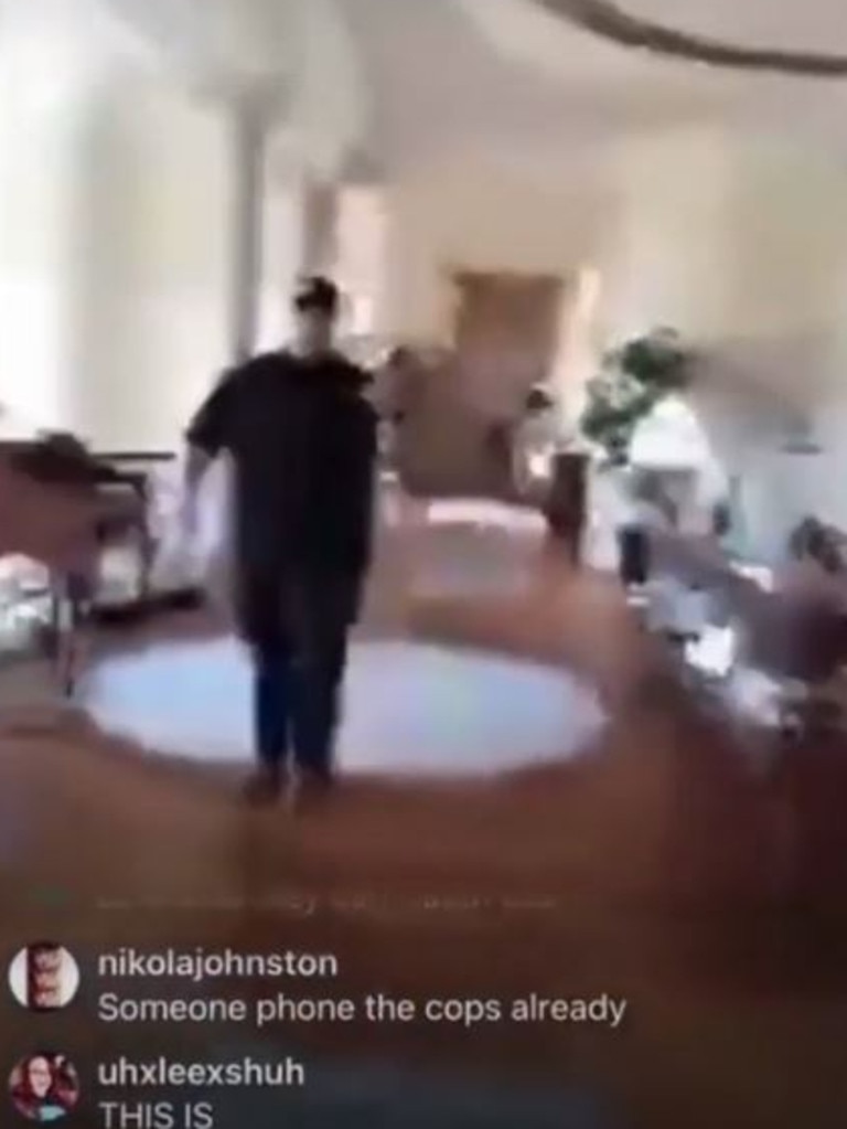 Britney Spears' ex Jason Alexander livestreamed himself breaking into Spears’ home on her wedding day. Picture: Jason.Allen.Alexander/Instagram