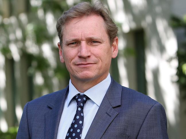 Political Editor for the ABC Andrew Probyn at Parliament House in Canberra. Picture Kym Smith