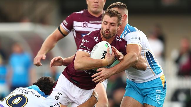 Kieran Foran is keen to extend his second stint at Manly. Picture: Mark Metcalfe/Getty Images