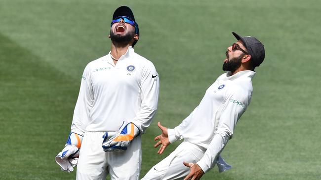 Rishabh Pant took a record 11 catches. Picture: AAP