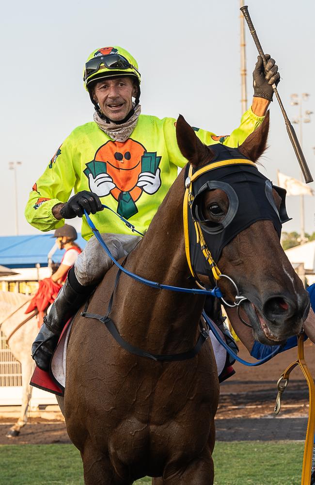 Paul Shiers winner of Darwin Cup at the 2023 Darwin Cup. Picture: Pema Tamang Pakhrin