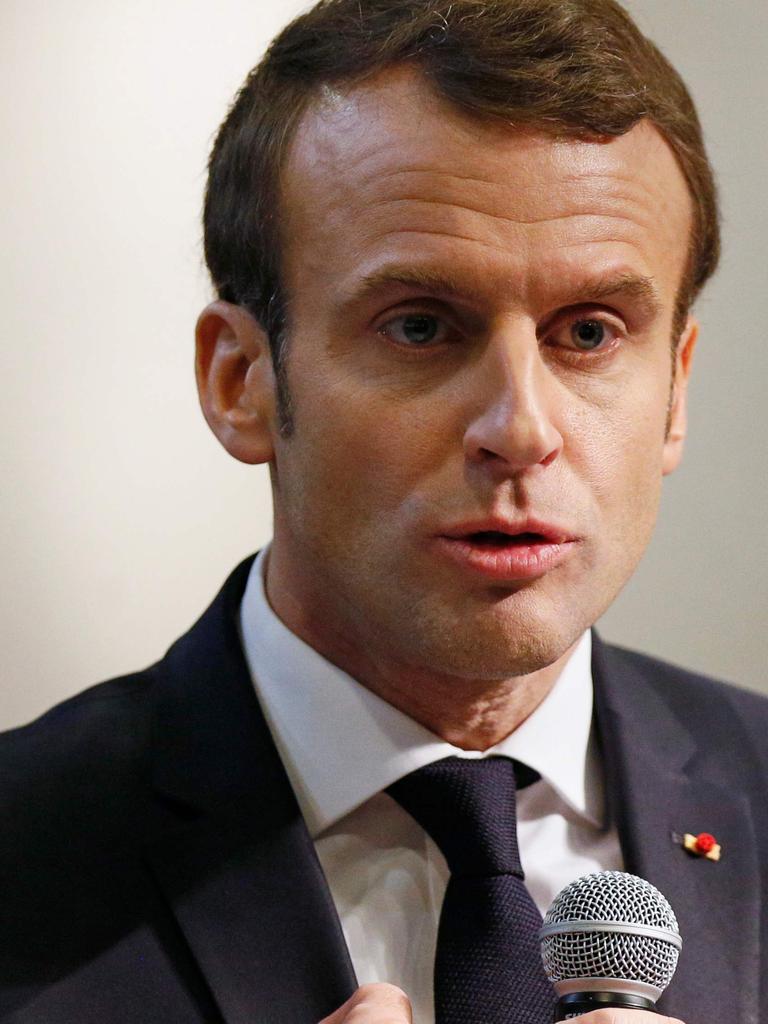 French President Emmanuel Macron. Picture: AFP
