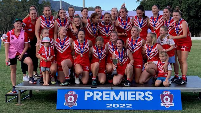 AFL Capricornia senior women’s grand final, Yeppoon Swans versus Rockhampton Panthers, Rockhampton Cricket Grounds, September 10, 2022.