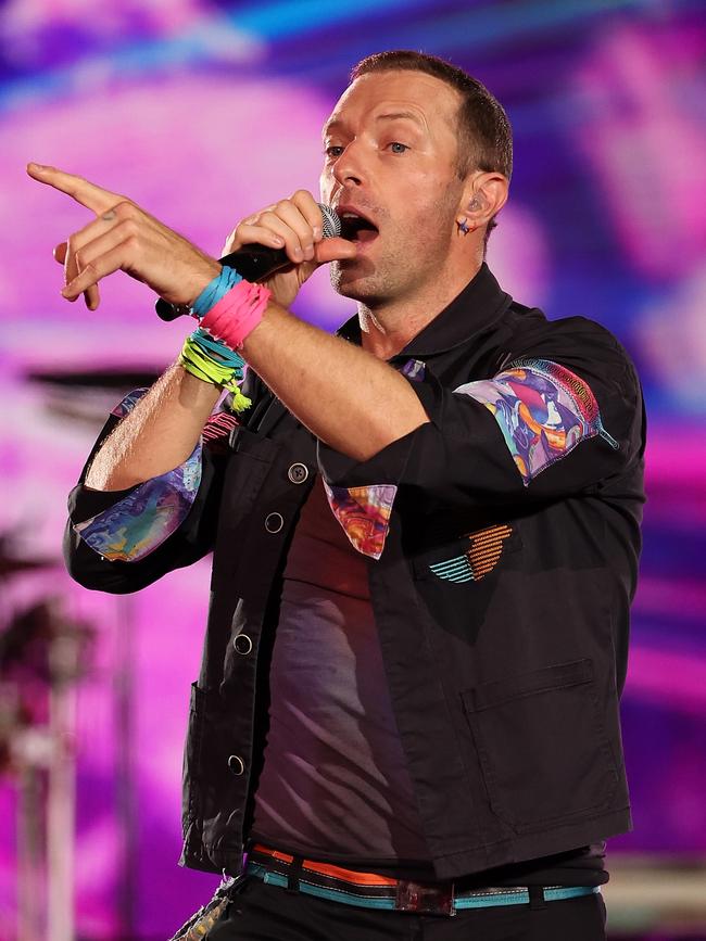 Coldplay frontman Chris Martin. Picture: Getty