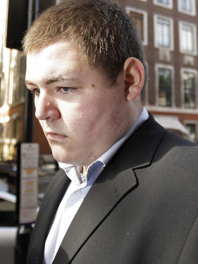 The actor pictured at Westminster Magistrates court in central London, on July 16, 2009. Picture: AFP/Shaun Curry