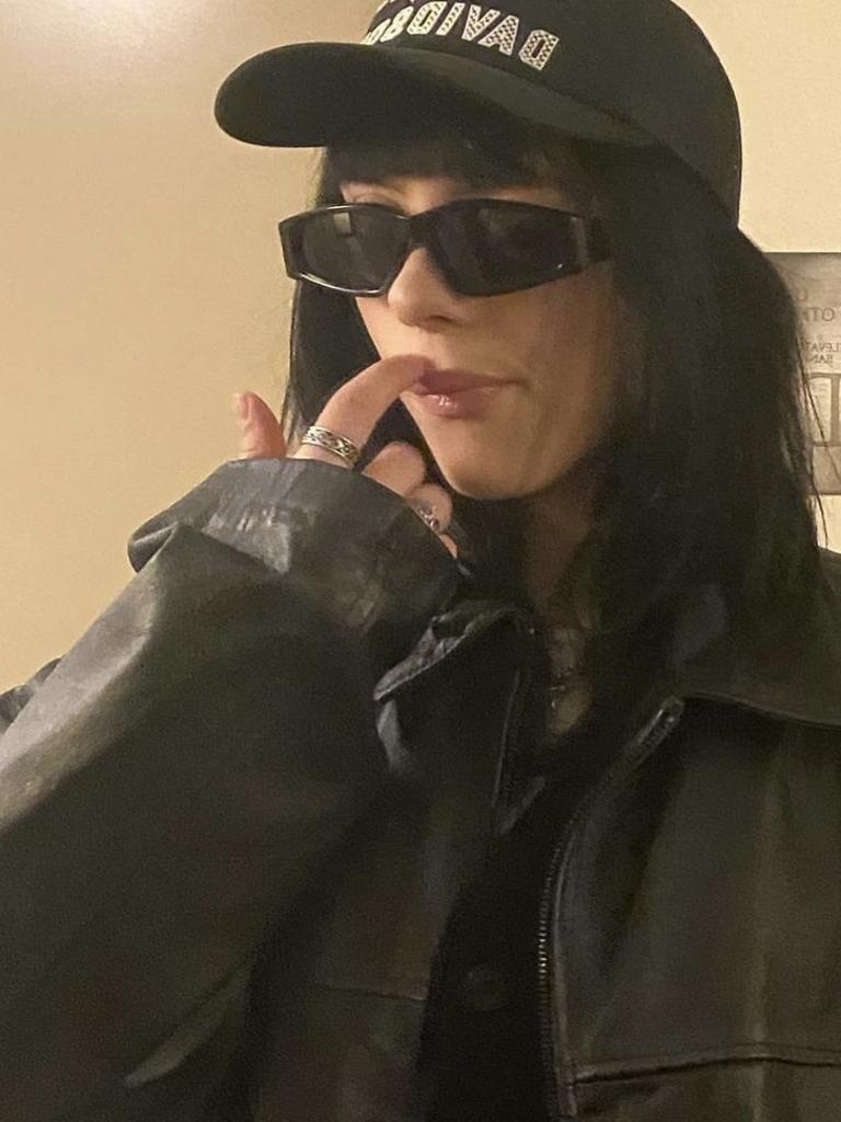 Billie in a trucker hat. Picture: Instagram