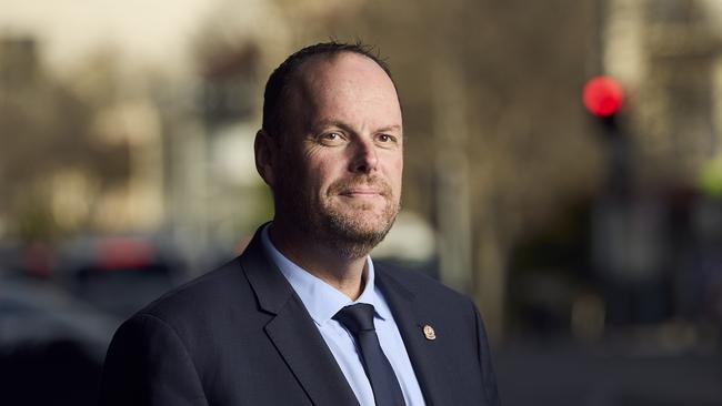 Officer in charge of Finance and Cybercrime Investigation Branch Detective Superintendent Adam Rice said often those targeted do not want to question a purported authority. Picture: Matt Loxton