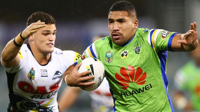 Siliva Havili will be staying in Canberra a while longer. (Mark Nolan/Getty Images)