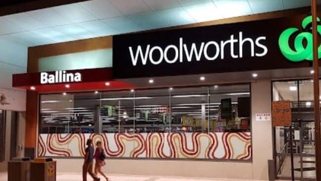 A homeless man camped out the front of the Woolworths store on Ballina’s River St has been backed by the community after he was criticised. Picture: Supplied