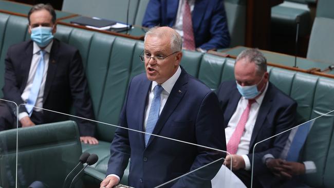 Scott Morrison’s signature legislation is looking unlikely to pass. Picture: NCA Newswire/Gary Ramage