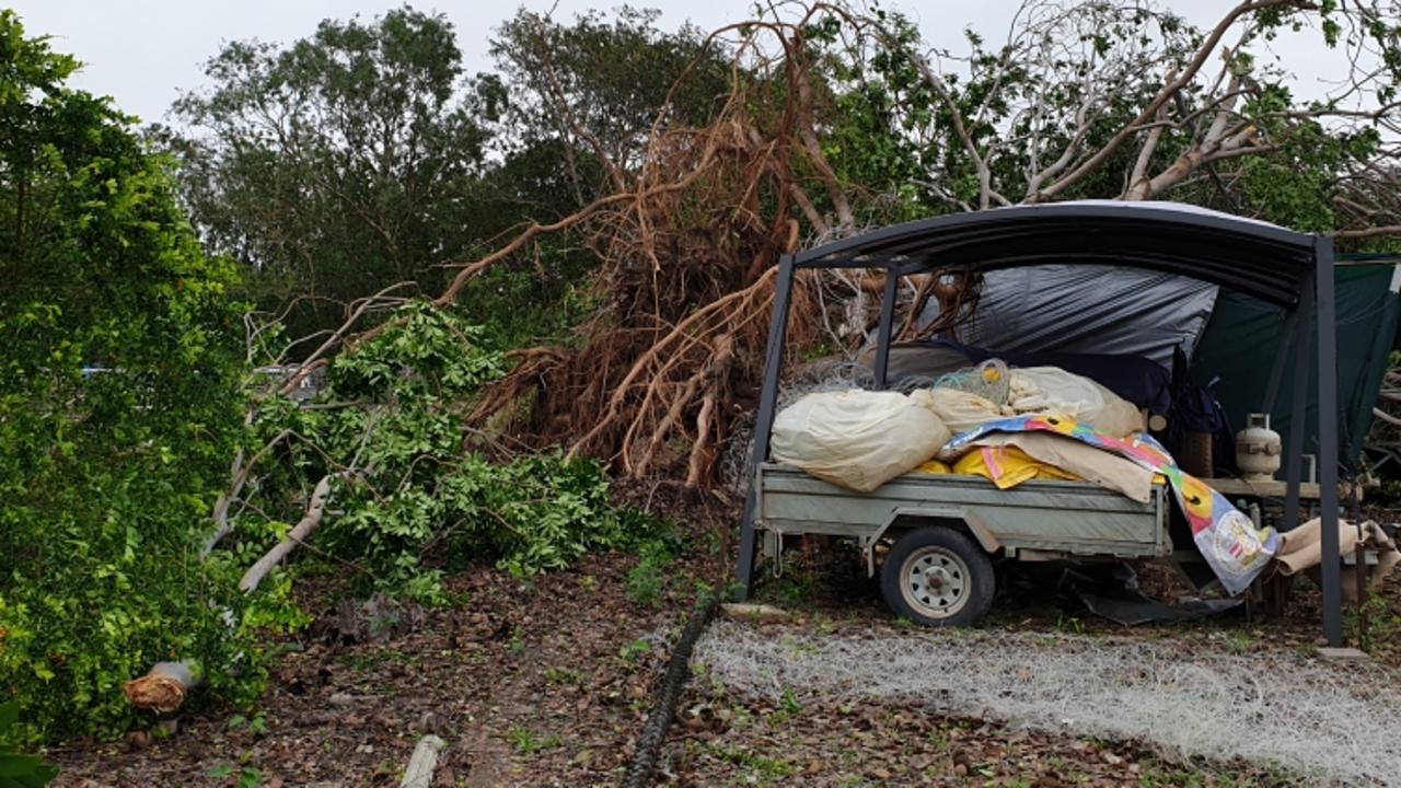 Cyclone Imogen damage at Karumba. Picture: Rose Bouwens.