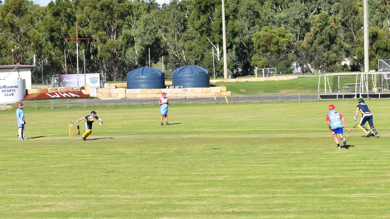 Ring-ins v Marbucks at Queens Park in the Warwick Australia Day Cricket Carnival social competition.