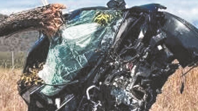 Two teenagers have died, and three others hospitalised following a single-vehicle crash about 3.20am in Tabalum onNovember 11. Photo: Supplied