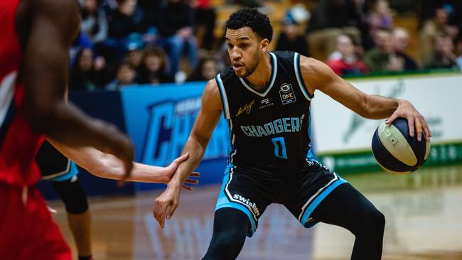 Jono Mines and the Hobart Chargers are back in front of home fans Friday night against Waverley. Picture: Linda Higginson