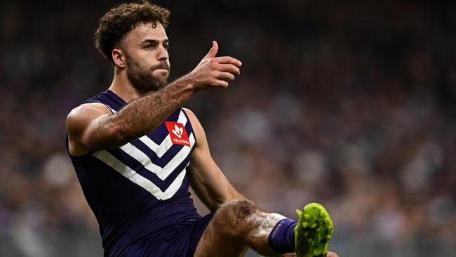 Griffin Logue will get to North Melbourne today. Picture: Getty Images