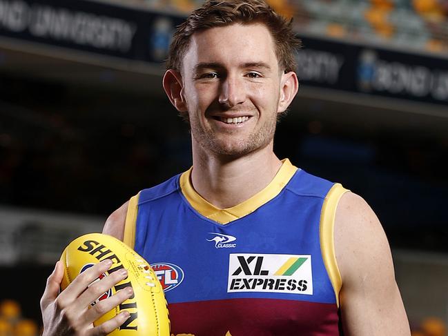 Brisbane Lions player Harris Andrews pictured at the Gabba ahead of the Lions and Suns clash over the weekend, Brisbane 21st of July 2022.  (Image/Josh Woning)