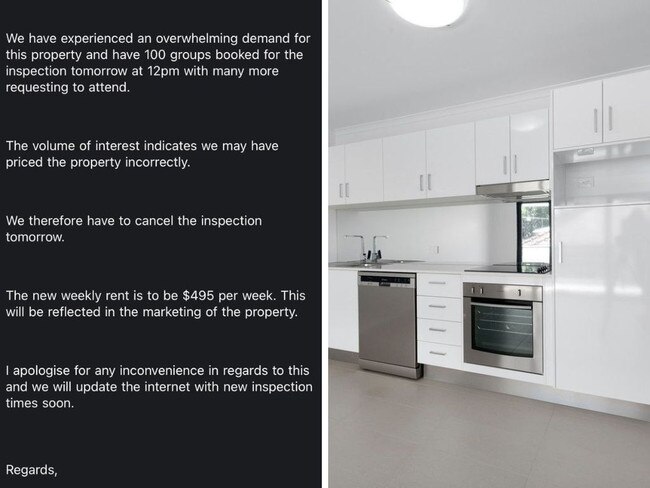 Rental price hike. Picture: Supplied.