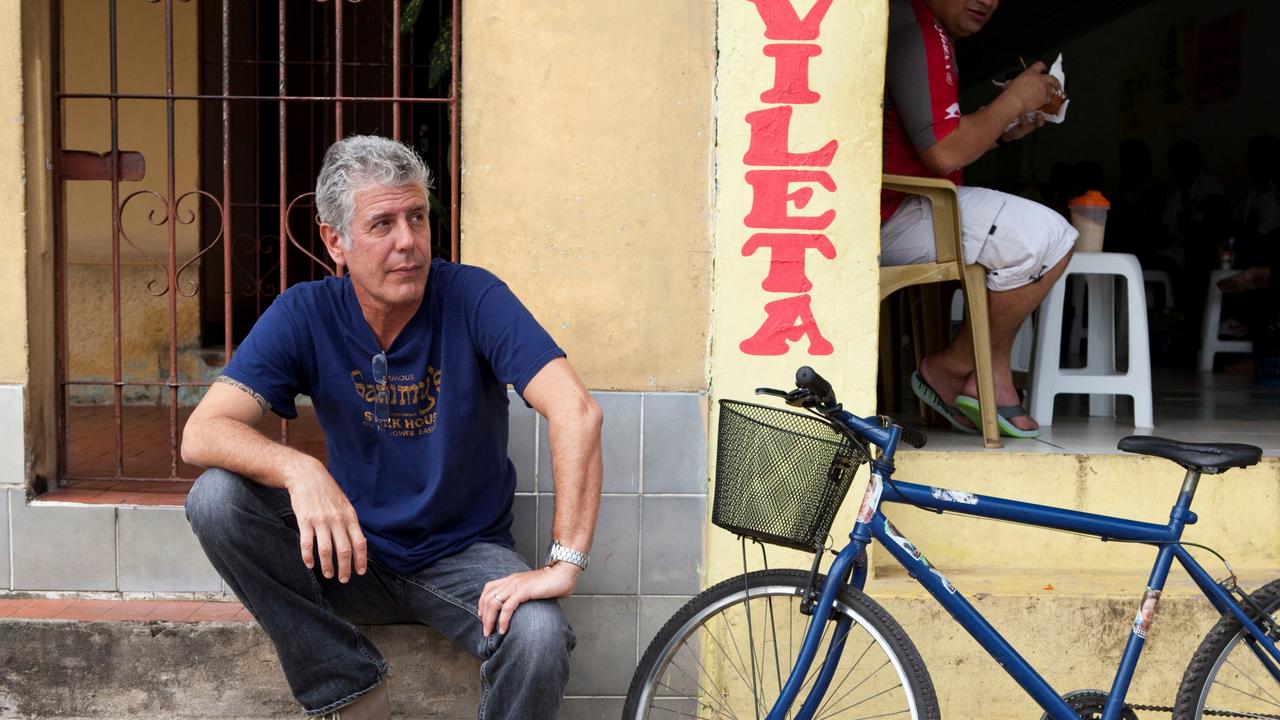 Bourdain’s love of food took him all around the world. Picture: Supplied