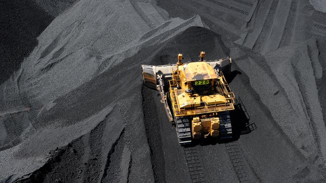 Mount Pleasant coal mine remains operational after a Covid-positive contractor visited the site. Picture: AAP Image/Dave Hunt.