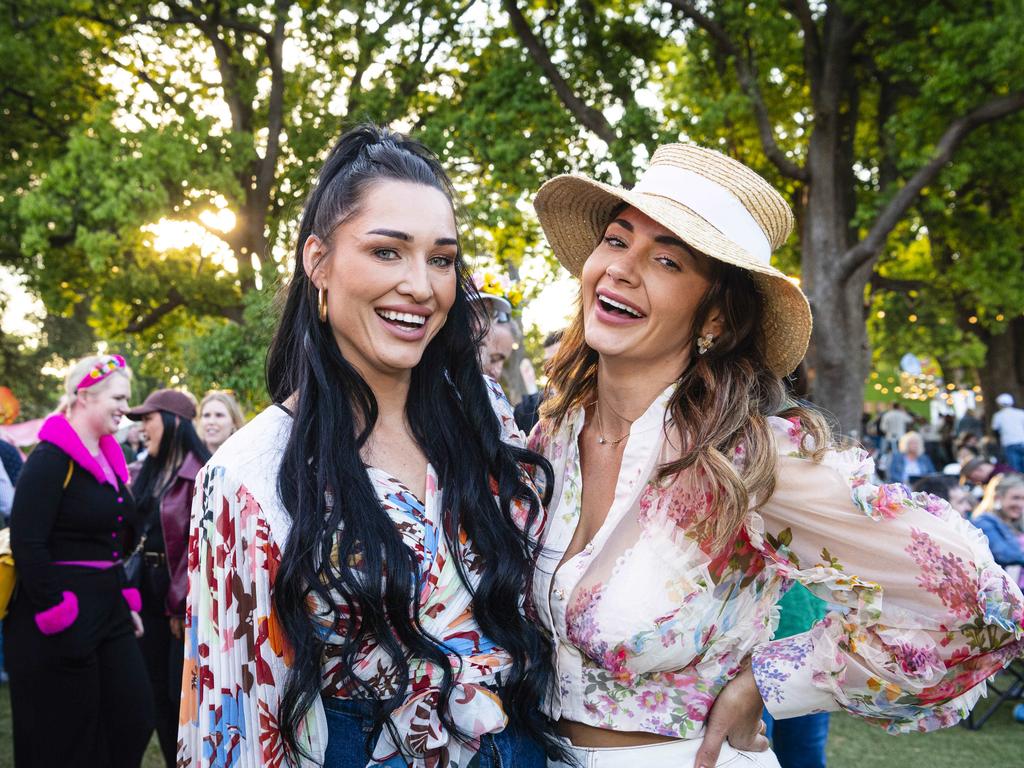 Cheryl-Lee Beaton (left) and Kate Barton at Toowoomba Carnival of Flowers Festival of Food and Wine, Saturday, September 14, 2024. Picture: Kevin Farmer