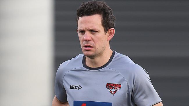 The coronavirus crisis has left Essendon assistant coach Luke Ball out in the cold. Picture: Michael Klein