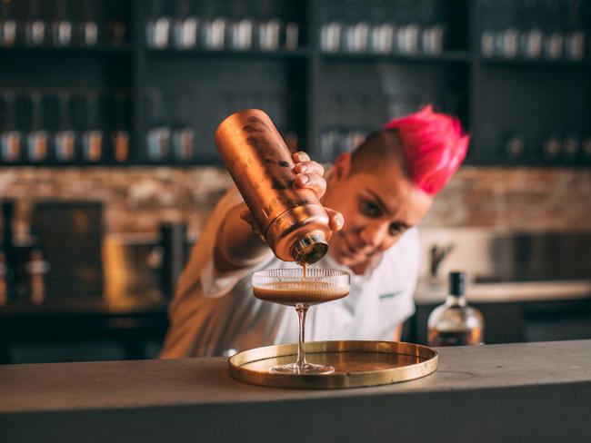 Anna Polyviou at work. Picture: Tim Thatcher