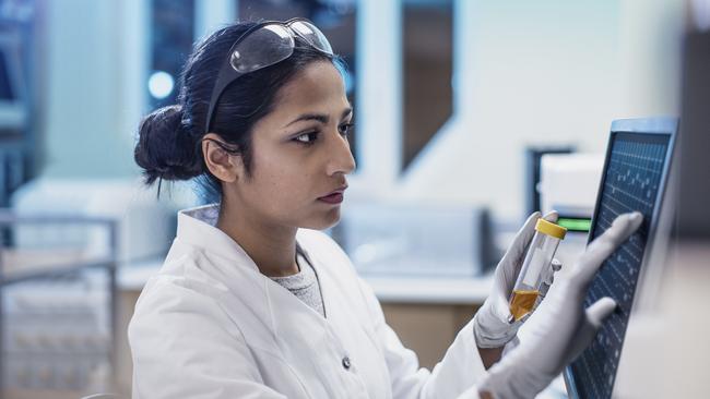 Female Scientist Working in The Lab, Using Computer Screen Picture: iStock