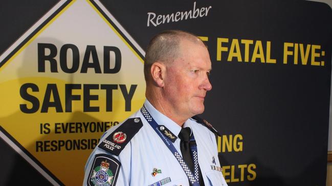 Qld Police assistant commissioner Kev Guteridge at the heavy vehicle safety forum in Mackay on Wednesday, November 9, 2022. Picture: ANDREW KACIMAIWAI