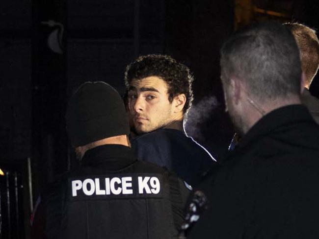 ***ONE TIME WEB USE FOR NEWS.COM.AU ONLY - FEES APPLY - MUST CONTACT HEADPRESS FOR ANY OTHER USE, OR FUTURE USE, REQUEST FROM AGENCY TO ONLY CREDIT HEADPRESS****NY TIMES PHOTO - Luigi Mangione is escorted by police to his arraignment at the Blair County Courthouse in Hollidaysburg, Pa., Monday, Dec. 9, 2024. The 26-year-old Maryland native was  arrested in Altoona, Pa., on gun charges and for questioning in connection with last weekÃ¢â‚¬â„¢s killing of a health insurance executive in Midtown Manhattan that prompted a manhunt up and down the East Coast, the New York Police Department said. Picture: Headpress