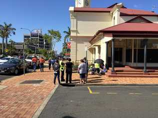 BREAKING: Pedestrian hit by car in Bundaberg CBD. Picture: Mike Knott