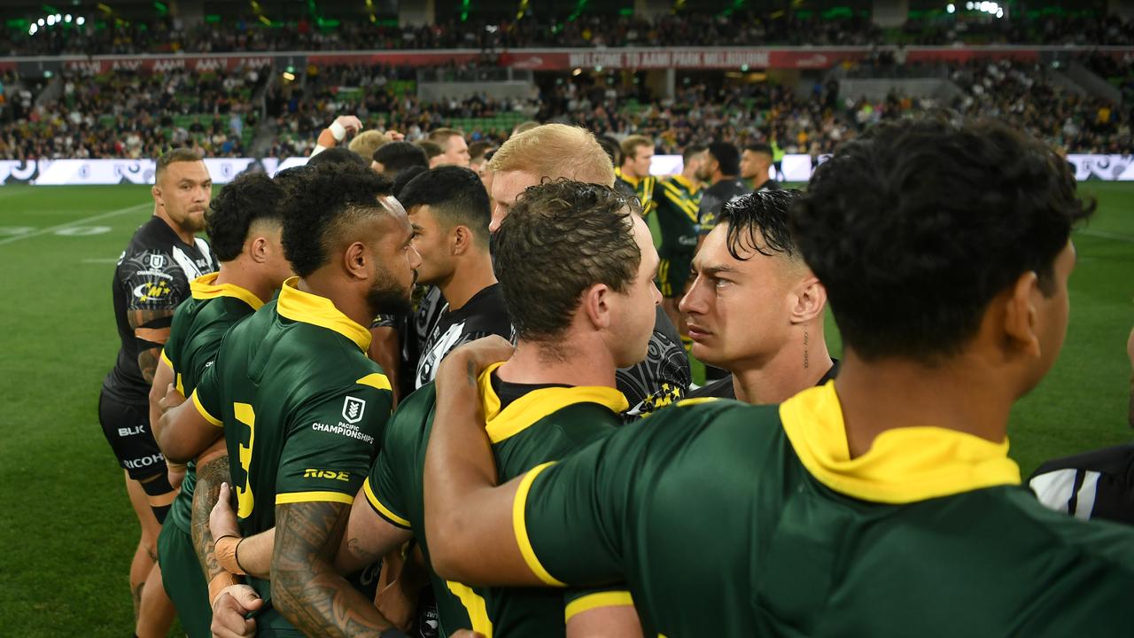 NRL Pacific Championship Australian Kangaroos win 3618 over New