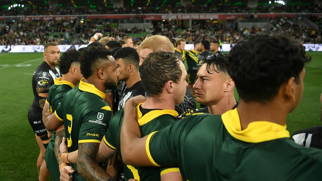 NRL Pacific Championship Australian Kangaroos win 3618 over New