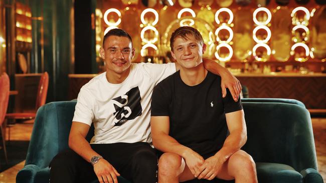 Tim and Nikita Tszyu. Picture: Sam Ruttyn