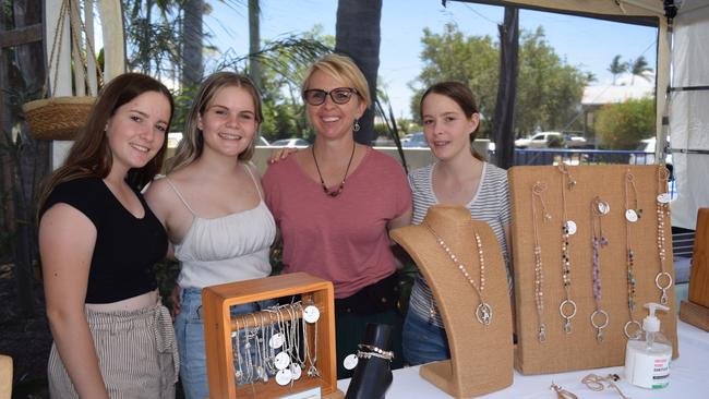 (From left) Emily, Anarella, Kaylene and Grace Bennett at the Proserpine Community Christmas Market on Sunday, December 13. Photo: Elyse Wurm