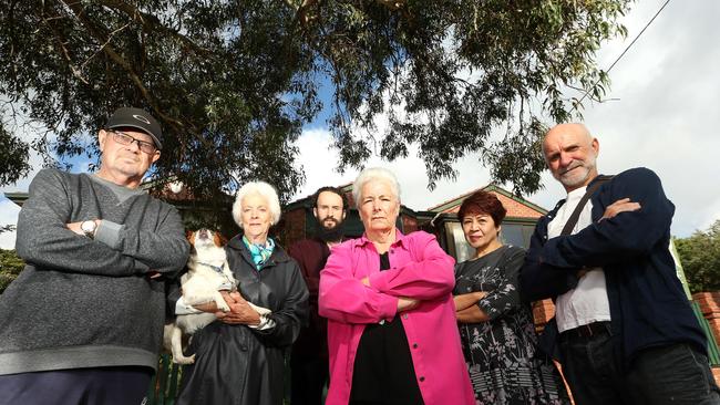 Nearby residents are up in arms over a proposed six-storey building in Essendon. Picture: Hamish Blair