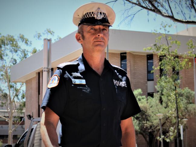 Sergeant Alistair Gall denied ‘covering for a mate’ after signing off on Zach Rolfe’s use of force. Picture: Jason Walls