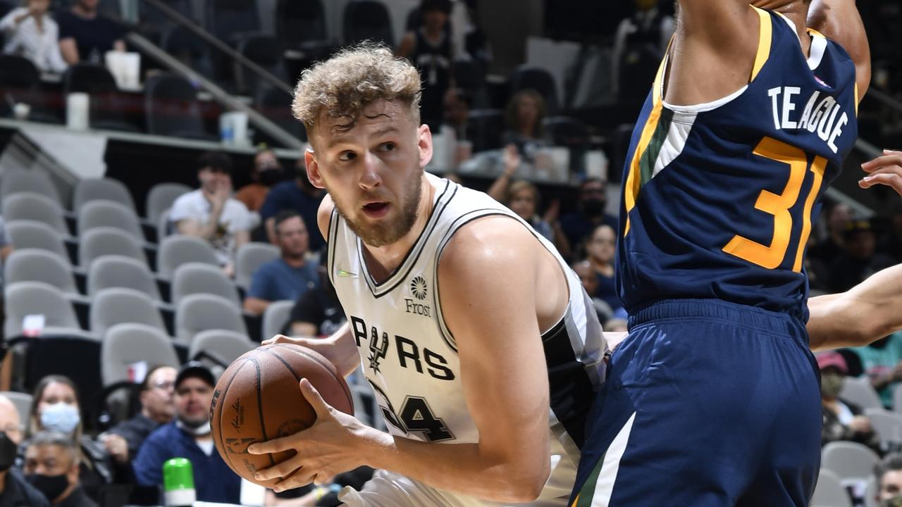 Jock Landale has received little playing time in the NBA under legendary coach Gregg Popovich.